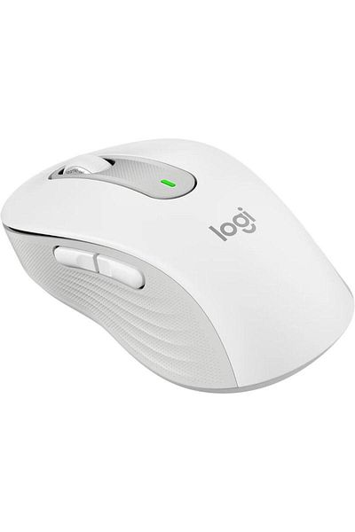 logitech Mouse Wireless Logitech Signature M650, USB, 4000 dpi (Alb)
