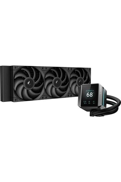 Deep Cool DeepCool Mystique 360 ​​CPU Cooler, RGB lighting, Liquid cooling, 3x120 mm, 2150 rpm, 2.8" LCD screen
