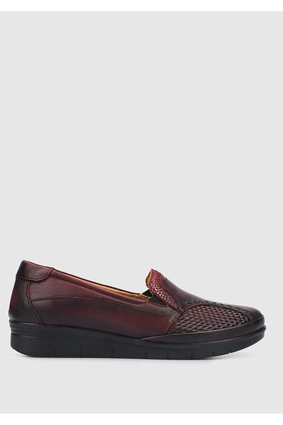 Eclipse Pantofi de dama din piele rosie Claret