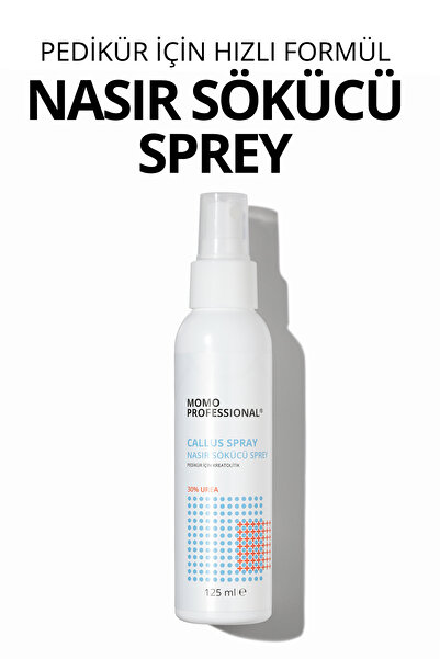 MOMO professional Callus Sprey, Nasır Sökücü Sprey, Pedikür Için Keratolitik Sprey, 125 ml