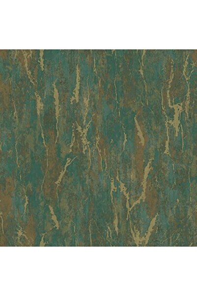 Adawall Seven 7809-4 Yeşil Bakır Eskitme Görünümlü Duvar Kağıdı 16,50m2