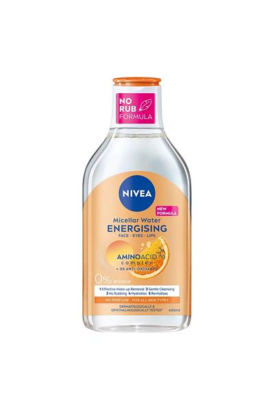 NIVEA MICELLAR LOTION 400ML ENERGY VIT C