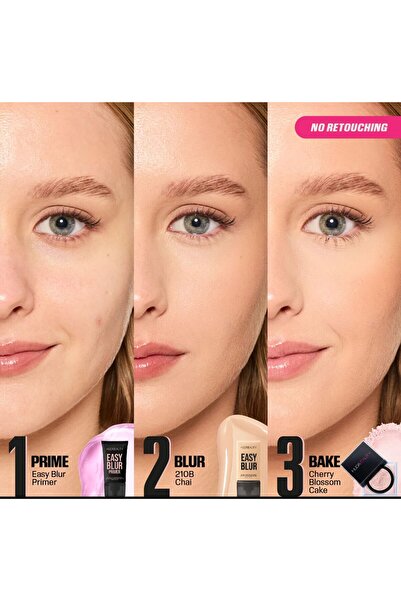 Huda Beauty هدى بيوتي كريم اساس ايزي بلور تشاي 210b