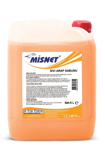 Misnet Sıvı Arap Sabunu 5 kg