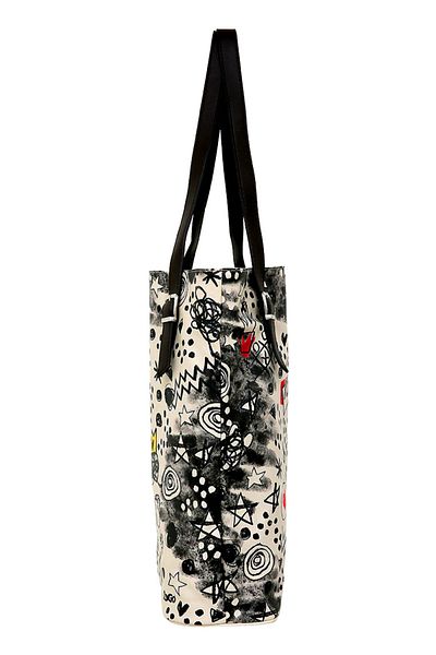 Dogo Women's Vegan Leather Multicolor Shoulder Bag - Icon Design
