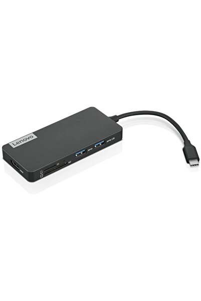 LENOVO Hub USB LENOVO GX90T77924 7in1, USB-C, HDMI, Card Reader (Gri)