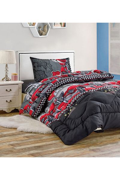 Generic 3 Piece Single Crib Bedding Set, Lightweight Comforter, Suitable for All Seasons G2