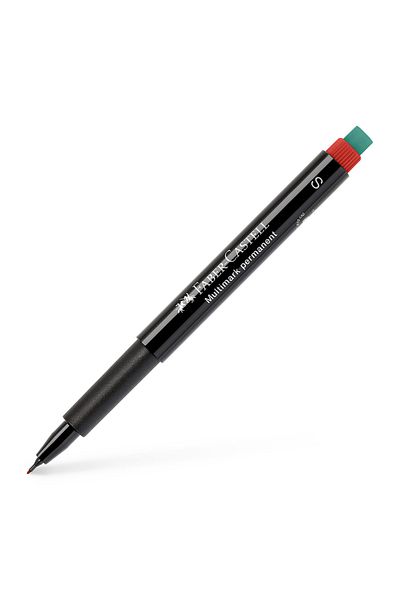 Faber Castell Permanent Marker Red S Multimark Faber-Castell
