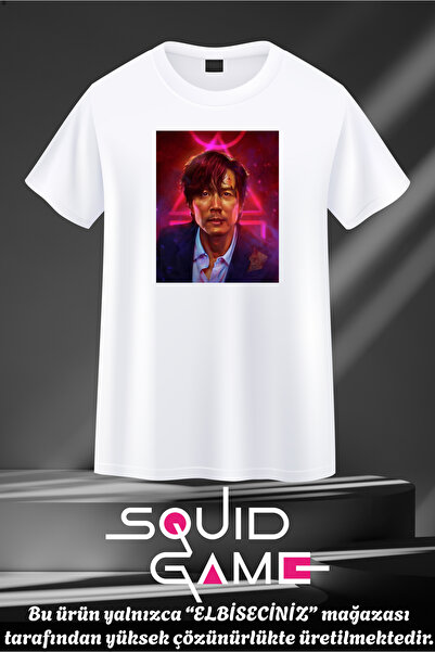 VİZYON İKRA SQUID GAME Αφίσα με τον Παίκτη Νο. 456 Σεονγκ Γκι-χουν Unisex T-s...