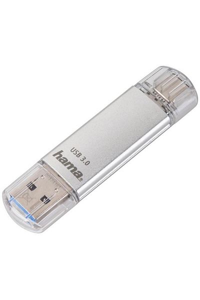 Hama Stick USB Hama C-Laeta, 64GB (Argintiu)