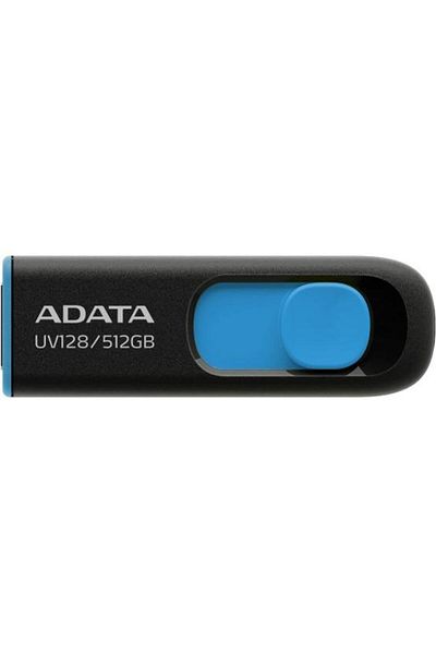 Adata Stick USB ADATA UV128, 512GB, USB 3.0 (Negru/Albastru)