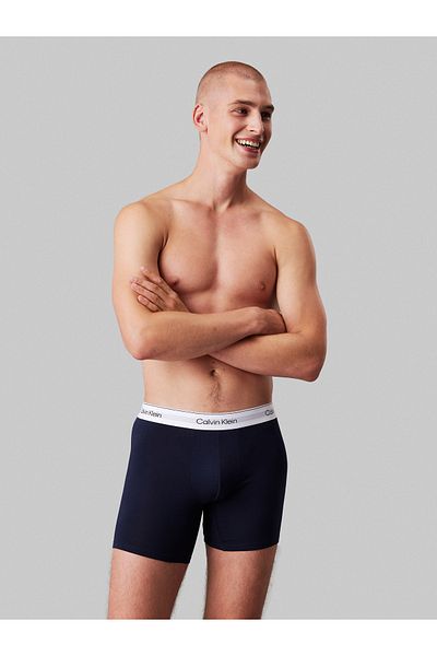 Calvin Klein Men Multicolored Pack of 3 Boxer Briefs