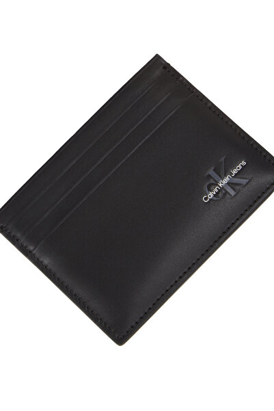 Calvin Klein Calvin Klein Natural Black Mono Logo Cardholder