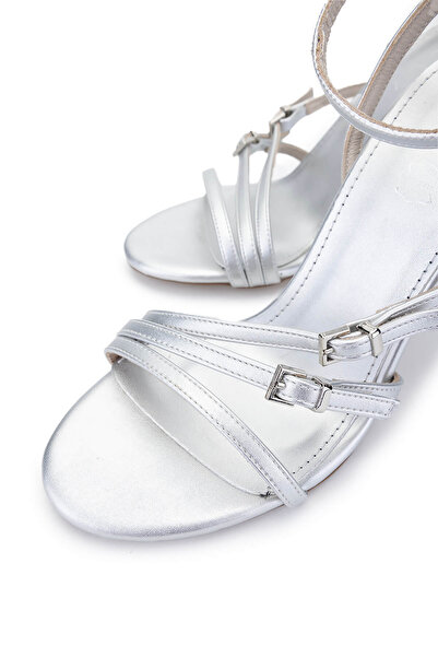 Tamer Tanca Women's Vegan Lame Heeled Shoes