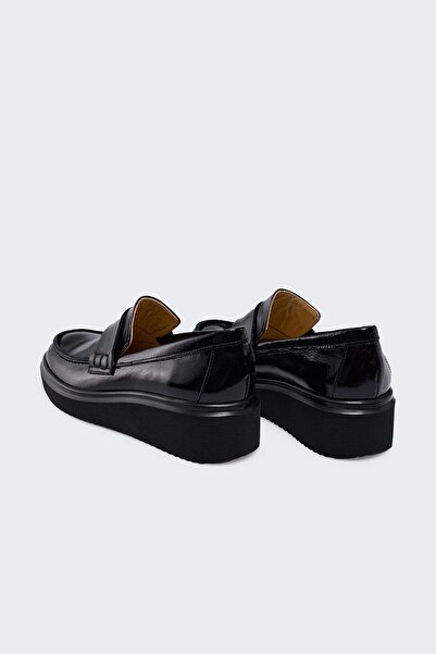 Favgi Arara Siyah Rugan Kadın Günlük Ayakkabı
