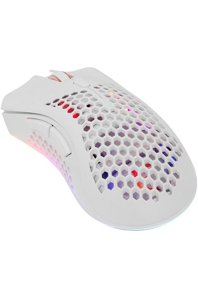 white shark Mouse Gaming Wireless White Shark LIONEL, 10.000 DPI, 1.000Hz, 60IPS, 20G