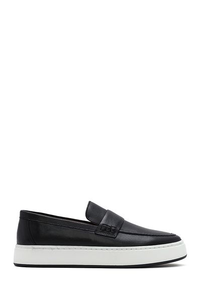 Derimod Loafer din piele neagră pentru bărbați 25SFD 620318