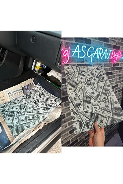 as garaj DOLAR 50'Lİ LÜKS YIRTILMAZ DEKOR PASPAS KAĞIDI