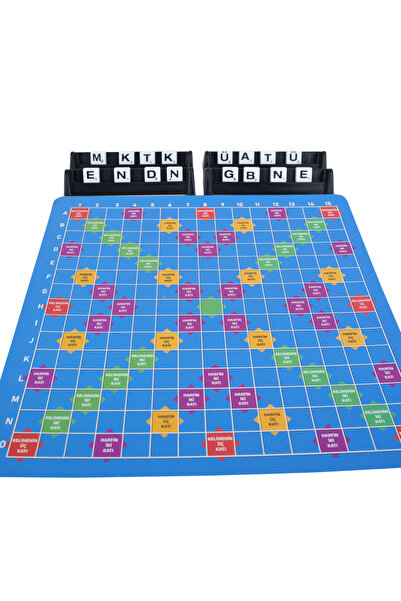 Hobi Eğitim Kelime Üretme Oyunu Yerli Üretim Scrabble Kelime Avı Türkçe