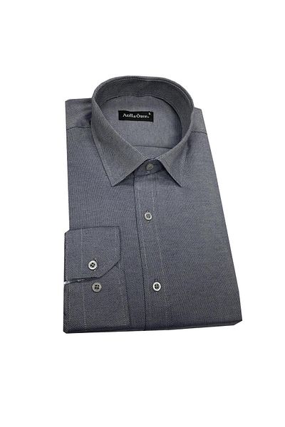 ATİLLA ÖZER Atilla Özer Slim Fit Ανδρικό πουκάμισο, μακρυμάνικο - 6848