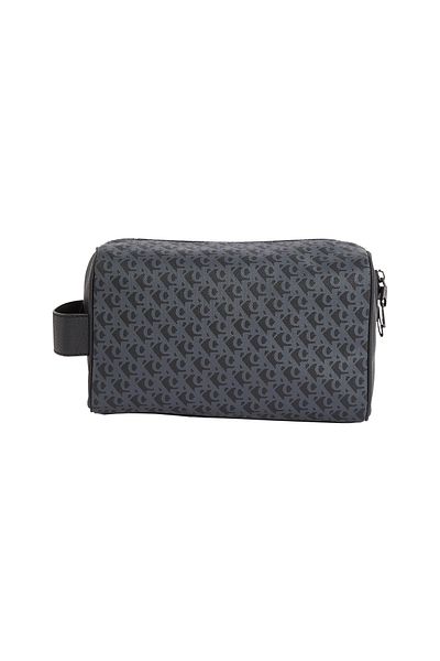 Calvin Klein Calvin Klein Black Matte Aop Dopp Kit Washbag
