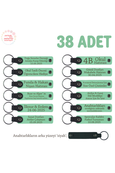Asortishey Name Written Keychain Set of 38 for Baby Shower Souvenir, Special ...