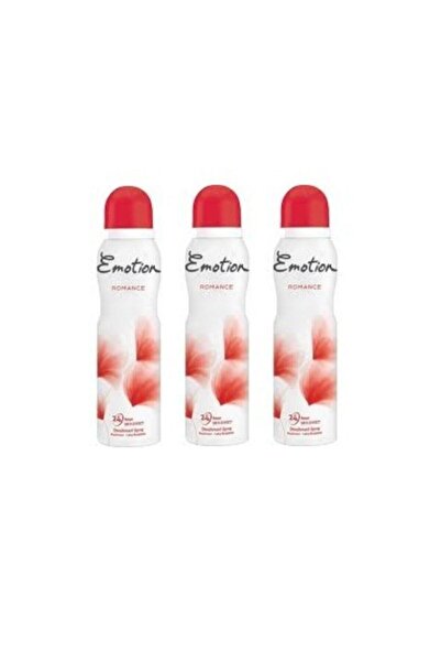 Emotion Deodorant 150 ml Romance X 3 Adet