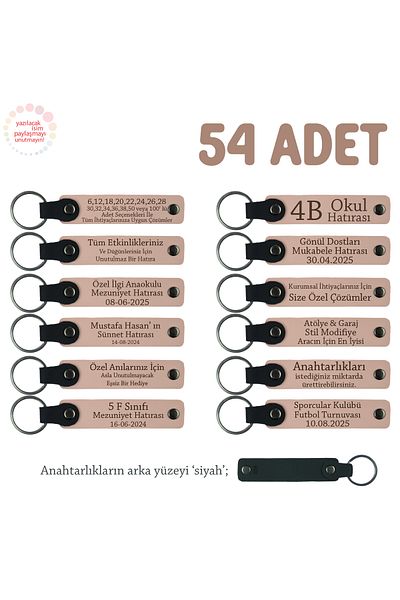 miawiki For Promises and Promises Celebrations, Gift Keychain for New Couples Set of 54, Puppy Mouth & Black