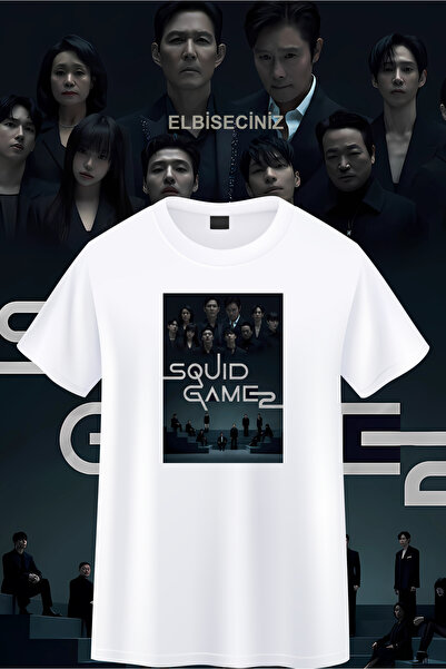 VİZYON İKRA SQUID GAME Αφίσα με όλους τους Παίκτες Unisex T-shirt/T-shirt