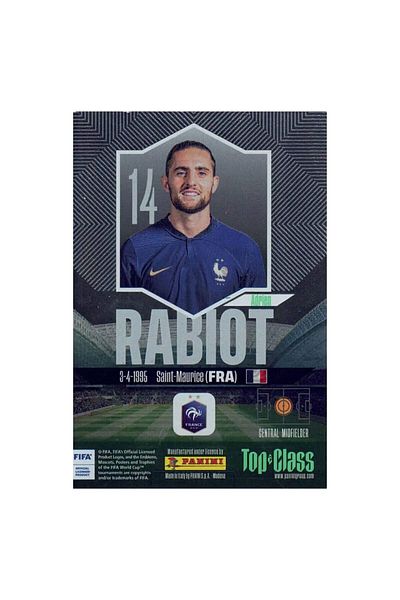 hediyecik Panini Fifa Top Class 2024 Holo Giants Card-Adrien Rabiot