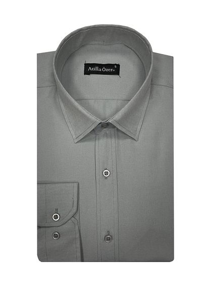 ATİLLA ÖZER Atilla Özer Slim Fit Ανδρικό πουκάμισο, μακρυμάνικο - 6855