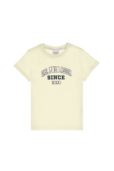 U.S. Polo Assn. Boy's Lemon Crew Neck T-Shirt 50307174-Vr035