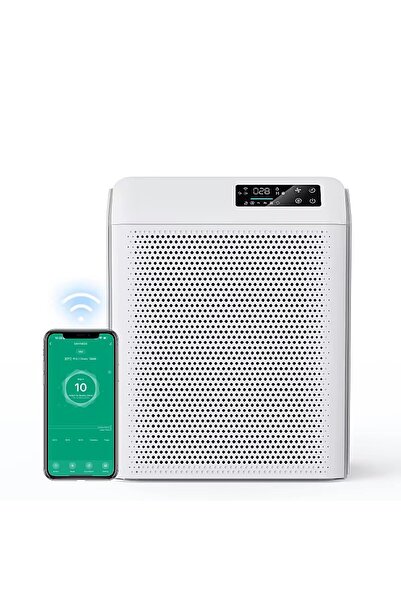 PURMED Pure Flat Hava Temizleme Cihazı, Iyonizer, Uv, Wi-fi, Yedek Hepa Filtre Hediyeli