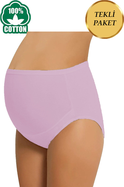 giyindegel Chiloți flexibili de maternitate roz, 100% bumbac