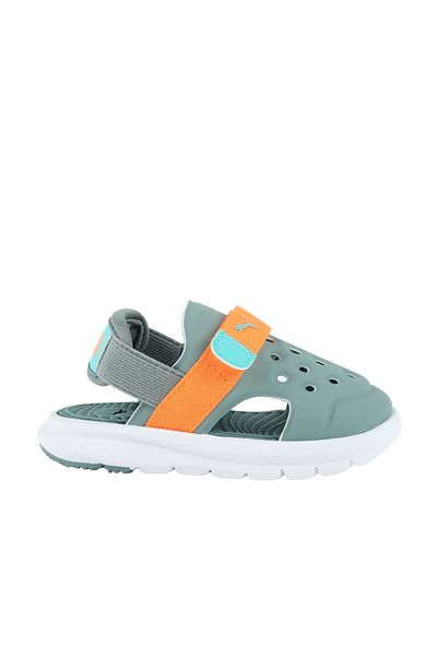 Puma Βρεφικά πράσινα σανδάλια Evolve (389148-15)