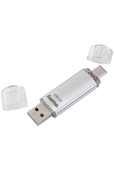 Hama Stick USB Hama C-Laeta 124161, 16 GB, USB 3.1 Type-C/USB 3.0 (Gri)