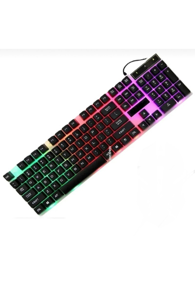 SNEXPRES 3in1 Rgb Klavye Mause Razer Pad Esport Oyuncu Gaming Oyuncu Set