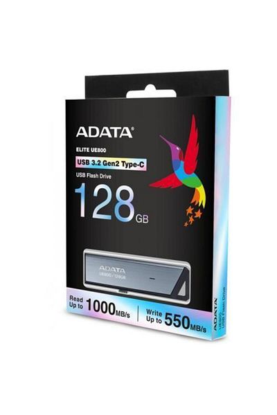 Adata ADATA UE800 USB Stick, 512GB, USB-C, Silver