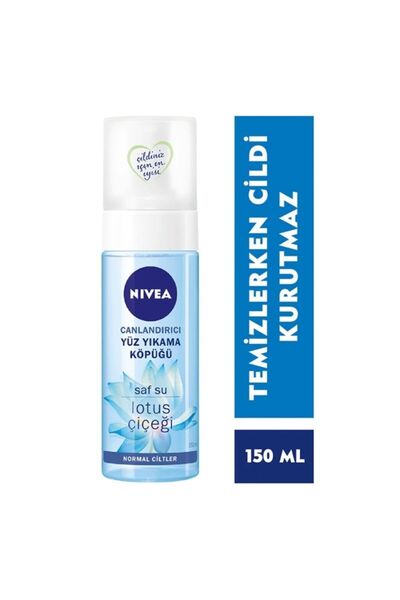 NIVEA Canlandırıcı Yüz Yıkama Köpüğü Lotus Çiçeği 150 ml