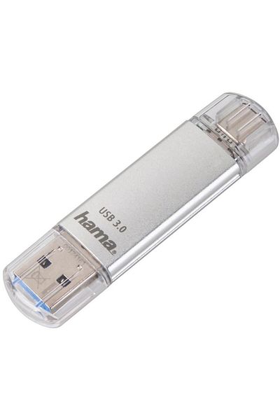 Hama Stick USB Hama C-Laeta 124161, 16 GB, USB 3.1 Type-C/USB 3.0 (Gri)