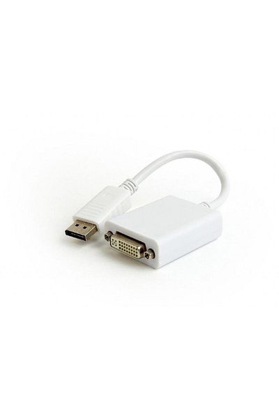 Gembird Adaptor GEMBIRD A-DPM-DVIF-03-W, Mini-DisplayPort - DVI-I DL, rezolutie maxima 4K UHD/30Hz