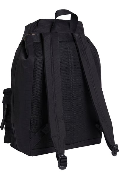 Calvin Klein Black Metro Nylon Flap Backpack