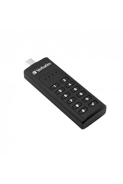 Verbatim Stick USB Verbatim Keypad Secure, 128GB, USB 3.1 (Negru)
