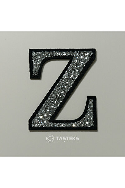 Taşteks TAŞLI Ütülenebilen veya Sticker Olarak Kullanılabilen 6cm Z Harfi