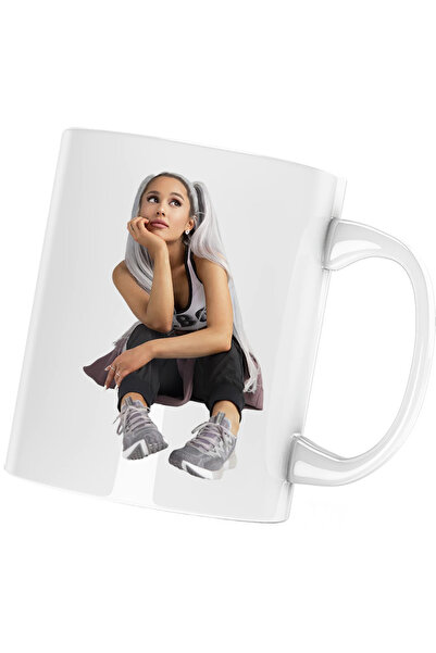 OEM Cană albă personalizată „Ariana Grande Thank U Next Merch”, Inovatix®. 33...