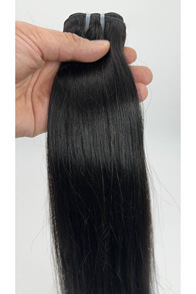 HalitCan HairKing خصلة شعر جاهزة بطول 65 سم - لون طبيعي، شعر بشري حقيقي 100% ...