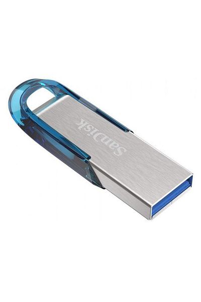SanDisk Stick USB SanDisk Cruzer Ultra Flair, 64GB, USB 3.0 (Albastru/Argintiu)