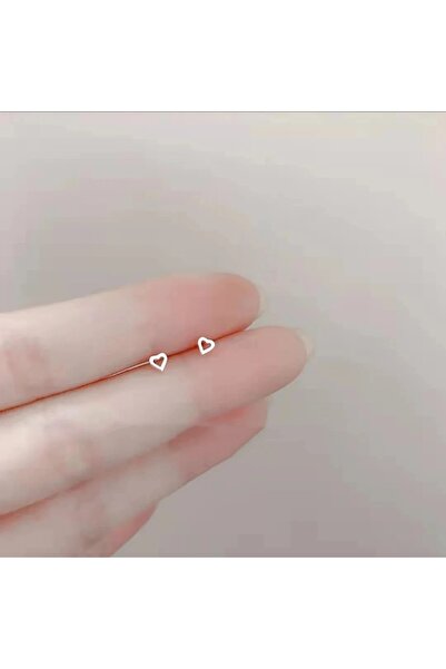 Choice زوج واحد من أقراط الأذن الكورية الصغيرة على شكل قلب صغير للنساء والطلا...
