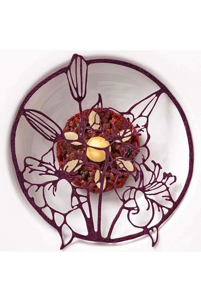 La Pavoni Formă de silicon pentru decorare, model floral Pavoni, 2 cavități, 140×153×2h mm