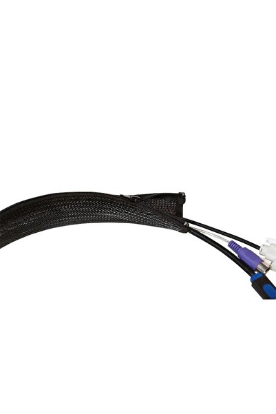 LogiLink Manson protectie cabluri Logilink KAB0049, cu fermoar, diametru 35mm, 2m, Negru